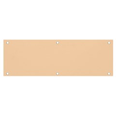 Color Peach Puff Banner And Sign 6  X 2  by Kultjers