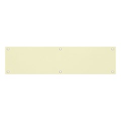 Color Light Yellow Banner And Sign 4  X 1  by Kultjers