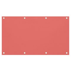 Color Light Coral Banner And Sign 7  X 4  by Kultjers