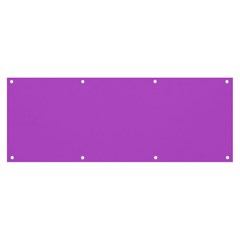 Color Medium Orchid Banner And Sign 8  X 3  by Kultjers