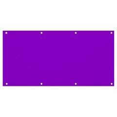 Color Dark Violet Banner And Sign 8  X 4  by Kultjers
