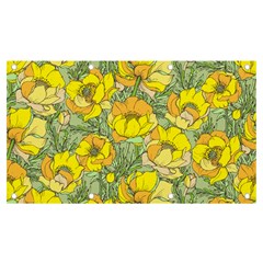 Seamless-pattern-with-graphic-spring-flowers Banner And Sign 7  X 4  by Pakemis