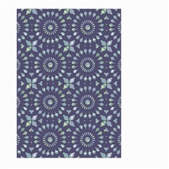 Kaleidoscope Deep Purple Large Garden Flag (two Sides) by Mazipoodles