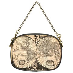 World Map - Nova Delineatio Totius Orbis Terrarum -  1659-1733 Chain Purse (one Side) by ConteMonfrey