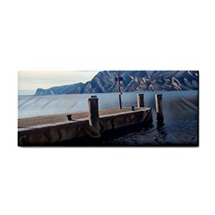 Pier On The End Of A Day Hand Towel by ConteMonfrey