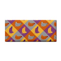 Chickens Pixel Pattern - Version 1b Hand Towel by wagnerps