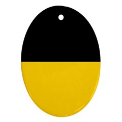 Baden Wurttemberg Flag Oval Ornament (two Sides) by tony4urban