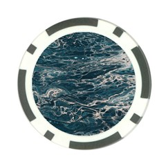 Water Sea Poker Chip Card Guard by artworkshop