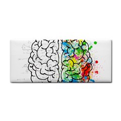 Brain-mind-psychology-idea-drawing Hand Towel by Jancukart