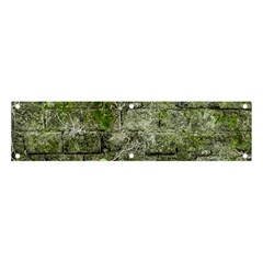 Old Stone Exterior Wall With Moss Banner And Sign 4  X 1  by dflcprintsclothing