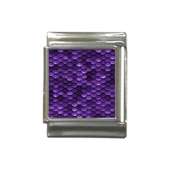 Purple Scales! Italian Charm (13mm) by fructosebat
