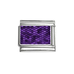 Purple Scales! Italian Charm (9mm) by fructosebat