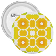Yellow Seamless Pattern 3  Buttons by Ravend