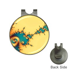 Fractal Art Fractals Digital Art Hat Clips With Golf Markers by Uceng