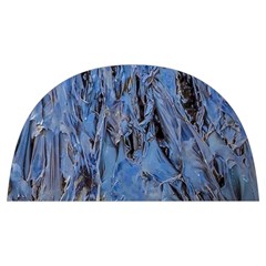 Blue Abstract Texture Print Anti Scalding Pot Cap by dflcprintsclothing