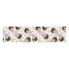 Pattern Pastel Drawing Art Banner And Sign 4  X 1  by Ravend