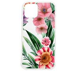 Chic Watercolor Flowers Iphone 12 Pro Max Tpu Uv Print Case by GardenOfOphir