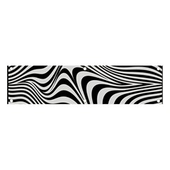 Pattern Geometric Lines Shapes Design Art Banner And Sign 4  X 1  by Ravend