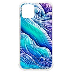 Ocean Waves In Pastel Tones Iphone 12/12 Pro Tpu Uv Print Case by GardenOfOphir