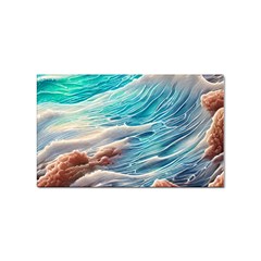 Waves Of The Ocean Sticker Rectangular (100 Pack) by GardenOfOphir