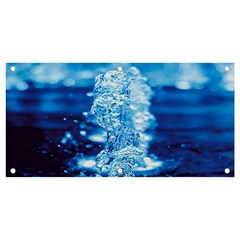 Water Blue Wallpaper Banner And Sign 4  X 2  by artworkshop