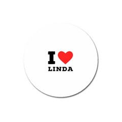 I Love Linda  Magnet 3  (round) by ilovewhateva