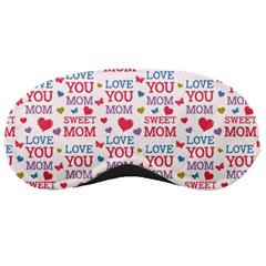 Love Mom Happy Mothers Day I Love Mom Graphic Sleeping Mask by Ravend