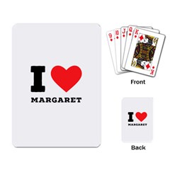 I Love Margaret Playing Cards Single Design (rectangle) by ilovewhateva