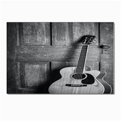 Acoustic Guitar Postcard 4 x 6  (pkg Of 10) by artworkshop