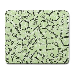 Multicolored Chemical Bond Illustration Chemistry Formula Science Large Mousepad by Jancukart