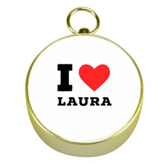 I Love Laura Gold Compasses by ilovewhateva