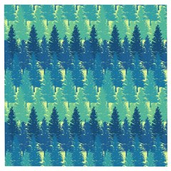 Christmas Trees Pattern Digital Paper Seamless Wooden Puzzle Square by Wegoenart