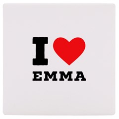 I Love Emma Uv Print Square Tile Coaster  by ilovewhateva