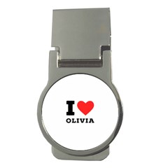 I Love Olivia Money Clips (round)  by ilovewhateva