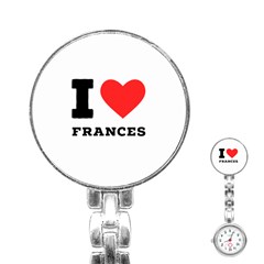 I Love Frances  Stainless Steel Nurses Watch by ilovewhateva
