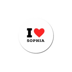 I Love Sophia Golf Ball Marker (4 Pack) by ilovewhateva