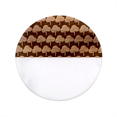 Pattern 361 Classic Marble Wood Coaster (round)  by GardenOfOphir