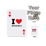 I love beverly Playing Cards 54 Designs (Mini) Front - Heart8