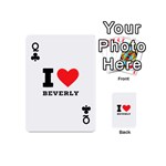 I love beverly Playing Cards 54 Designs (Mini) Front - ClubQ
