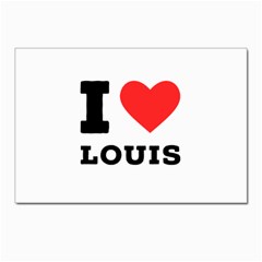 I Love Louis Postcard 4 x 6  (pkg Of 10) by ilovewhateva