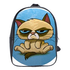 Grumpy Cat School Bag (large) by Jancukart