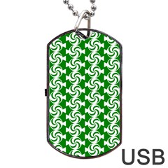 Candy Illustration Pattern Dog Tag Usb Flash (two Sides) by GardenOfOphir