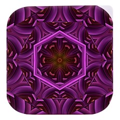 Rosette Mosaic Kaleidoscope Abstract Background Stacked Food Storage Container by Jancukart