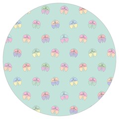 Butterfly-15 Round Trivet by nateshop