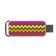 Chevron Pattern Gifts Portable Usb Flash (two Sides) by GardenOfOphir