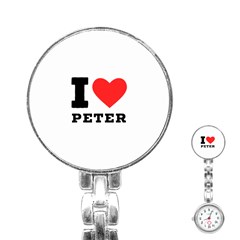 I Love Peter Stainless Steel Nurses Watch by ilovewhateva
