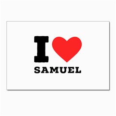I Love Samuel Postcard 4 x 6  (pkg Of 10) by ilovewhateva