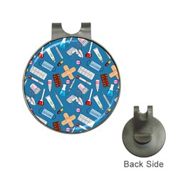Medicine Pattern Hat Clips With Golf Markers by SychEva