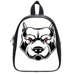 Dog Animal Mammal Bulldog Pet School Bag (small) by Semog4