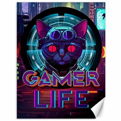 Gamer Life Canvas 36  X 48  by minxprints